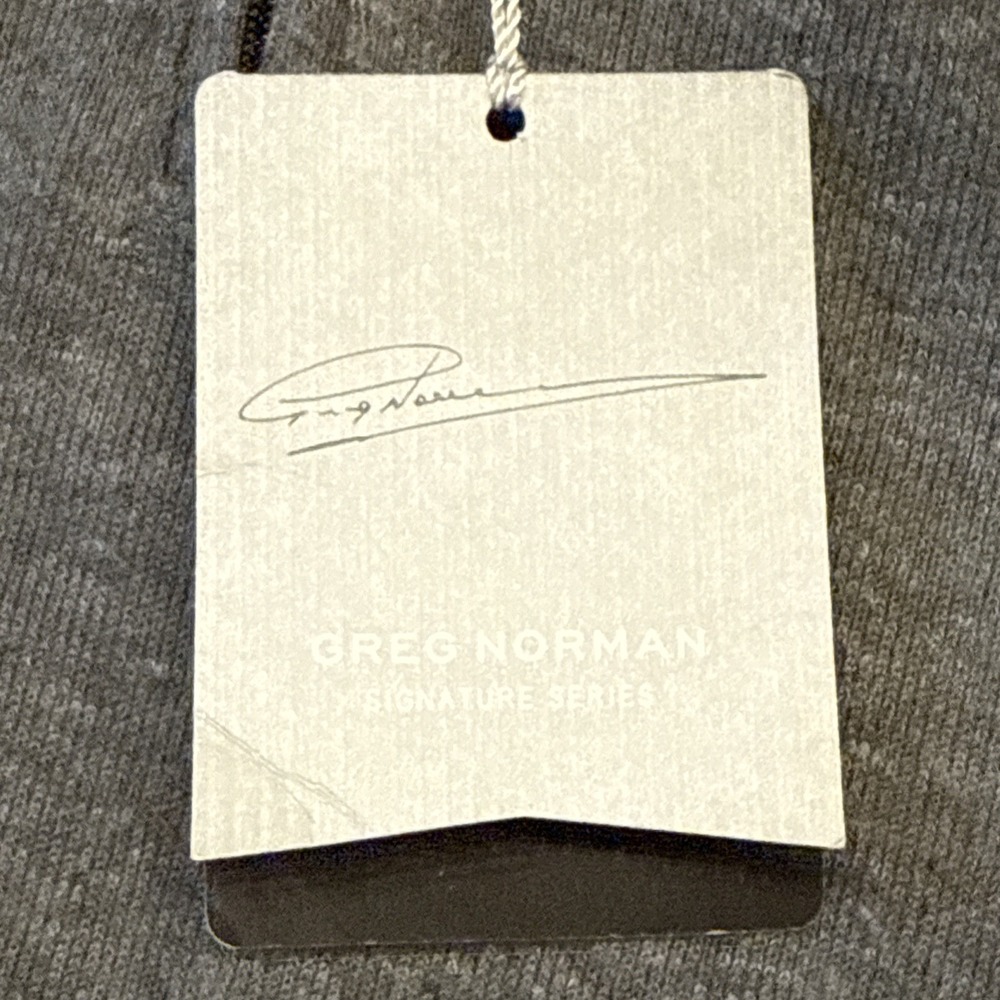 Greg Norman Men's L Signature Series Natural Performance 1/4 Zip LS Pullover NWT - Picture 3 of 11
